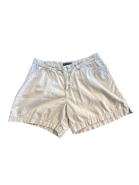 Lee Midrise Casual Beige Twill Shorts Size 10